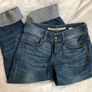 Cropped Topshop Boyfriend Jeans, W26, L30